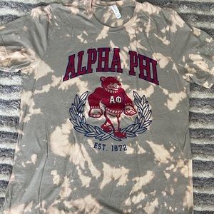Alpha Phi vintage bear tee